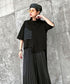Half Sleeve Asymmetric Top